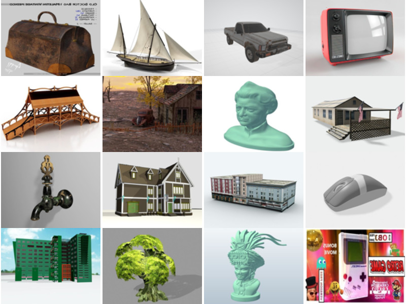 Top 28 Old 3D Models Resources Latest 2022