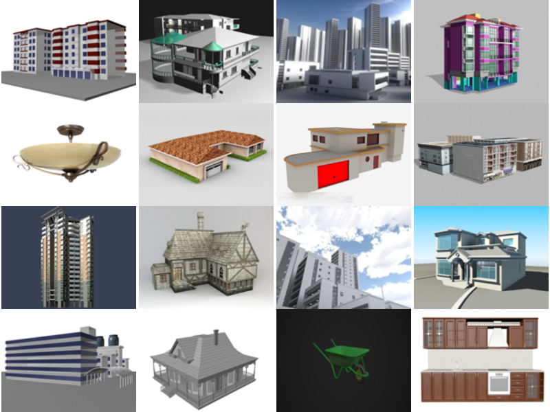 Top 28 des modèles 3D résidentiels les plus récents 2022