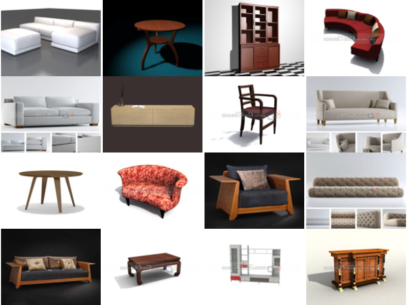 Top 29 Living Room Furniture 3D Models for Rendering Most Viewed 2022 ...