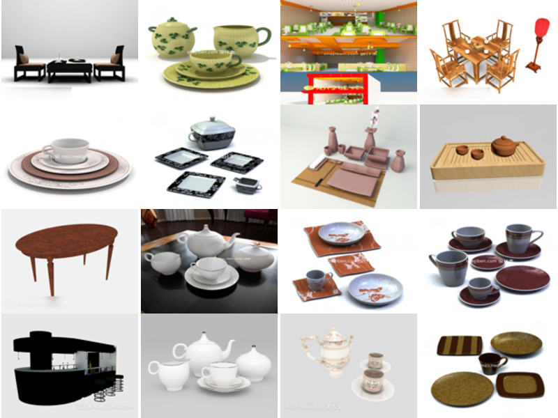 Top 30 Tea 3D Models for Design Most Recent 2022