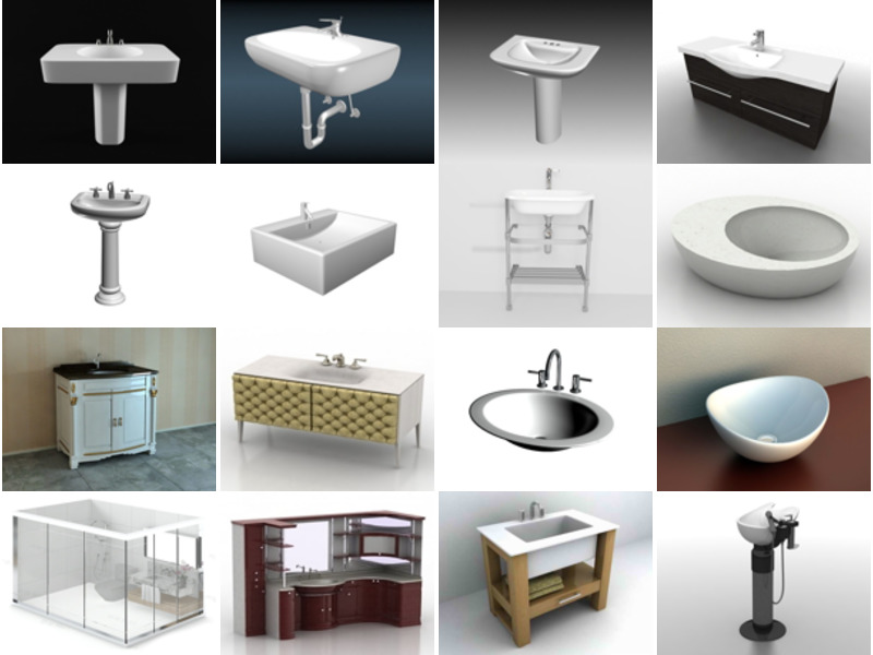 Los 33 mejores modelos de lavabos 3D más vistos 2022