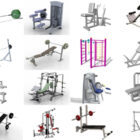 Topp 34 gymutrustning 3D-modeller mest populära 2022