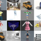 35 年に最も閲覧された無料の学校 3D モデル トップ 2022