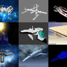 Top 9 ruimteschip 3D-modellen meest recente 2022