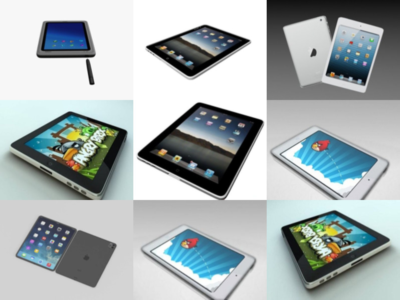 Топ-9 Obj 3D-модели iPad, самые последние 2022 г.