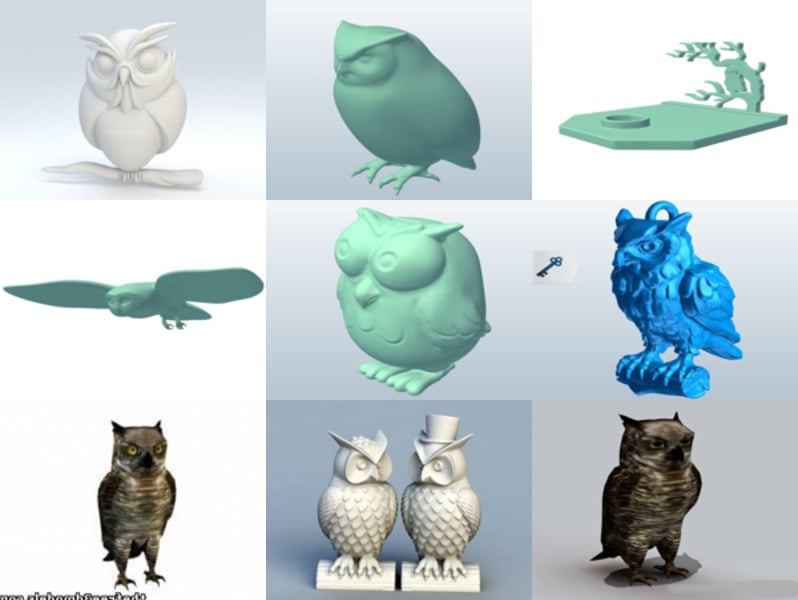 Top 9 Obj Owl 3D-modeller gratis Nyeste 2022