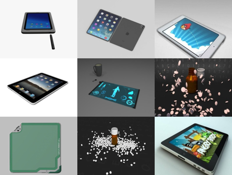 Top 9 Obj Tablet 3D-modellen Laatste 2022