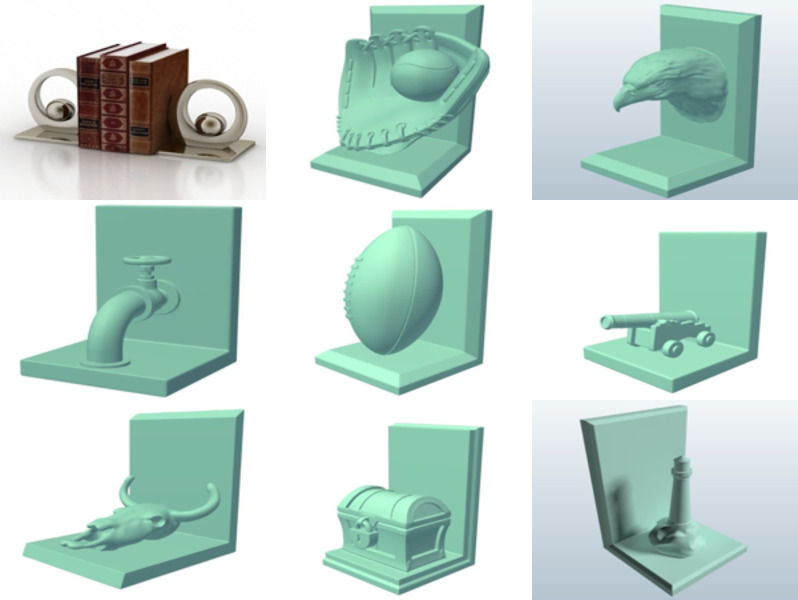 Top 10 Bookend 3D Models for Rendering Newest 2022