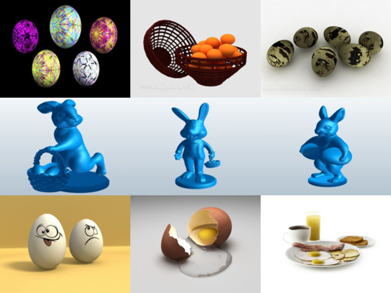 10 parasta Eggs 3D -mallia ilmaiseksi, uusin 2022