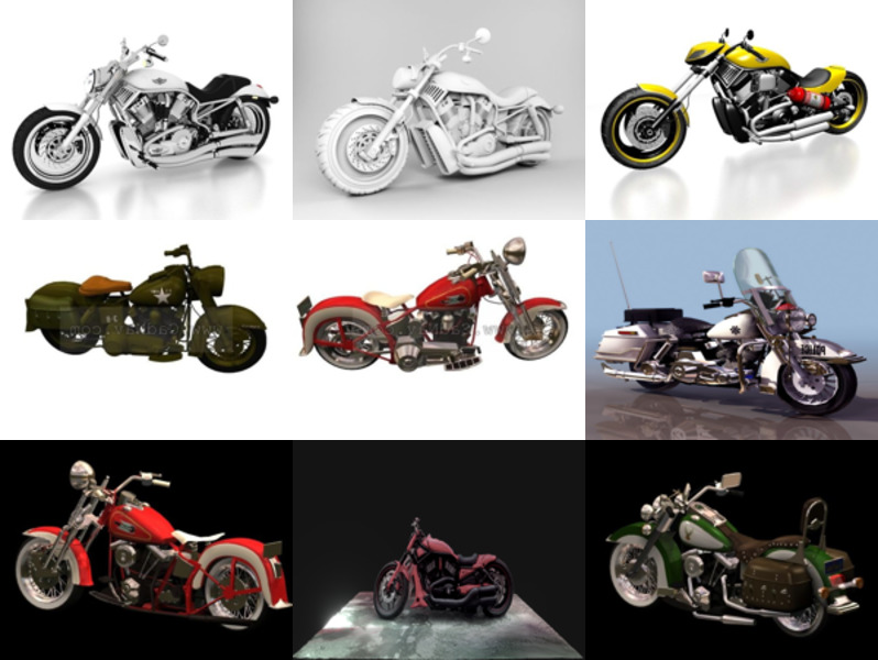 Top 10 Harleydavidson 3D Models for Rendering Most Recent 2022