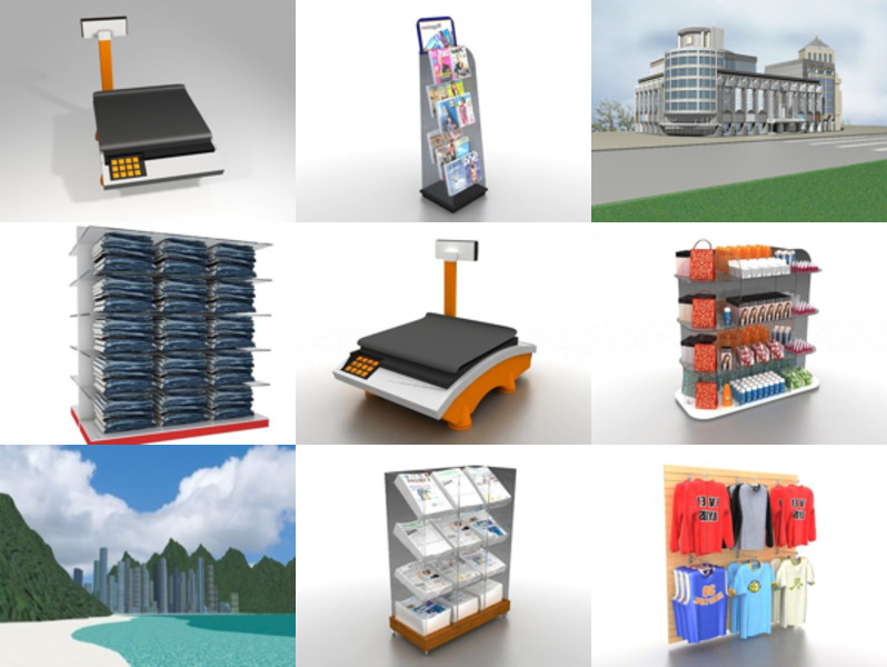 Top 10 Retail 3D Models for Design Most Recent 2022