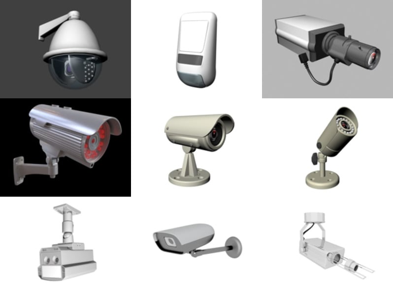 Top 10 Security Camera 3D Models Stuff Latest 2022