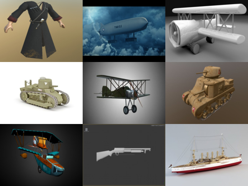 Top 10 Ww1 3D Models for Rendering Most Recent 2022