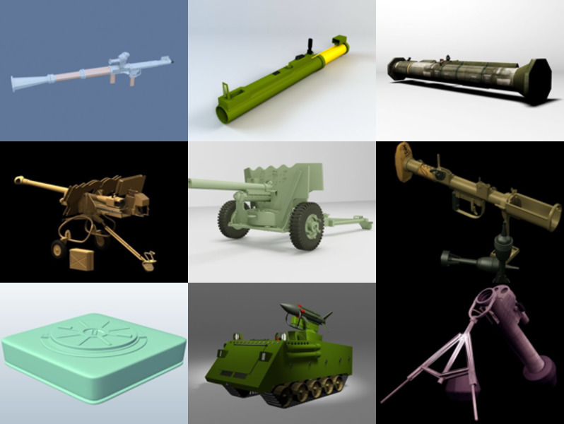 Top 11 Antitank 3D Models Latest 2022