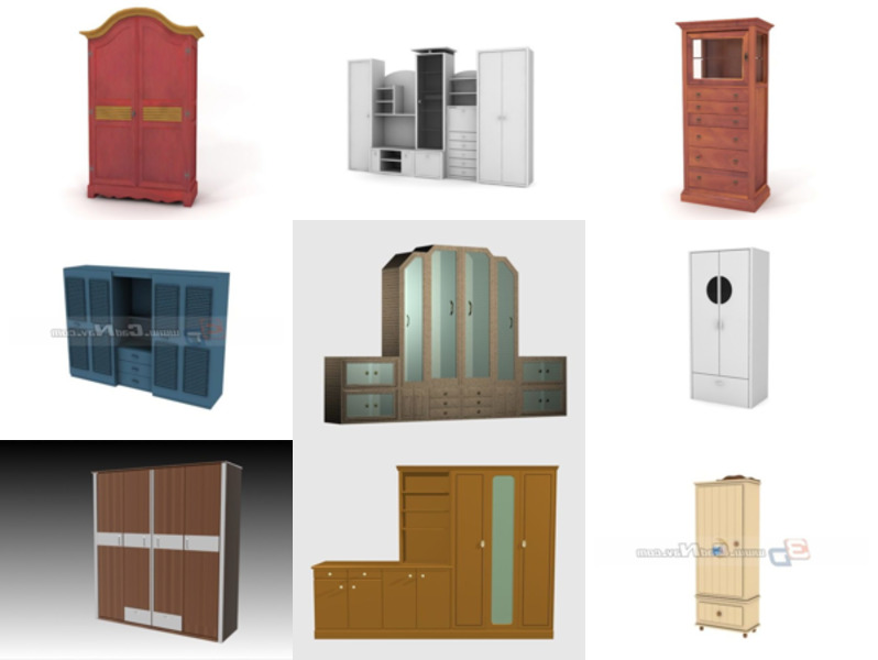 Top 11 Clothes Cabinet 3D Models Most Recent 2022