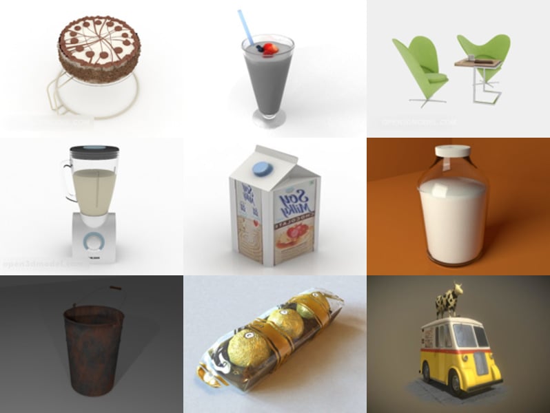 11 самых последних 3D-моделей молока 2022 года