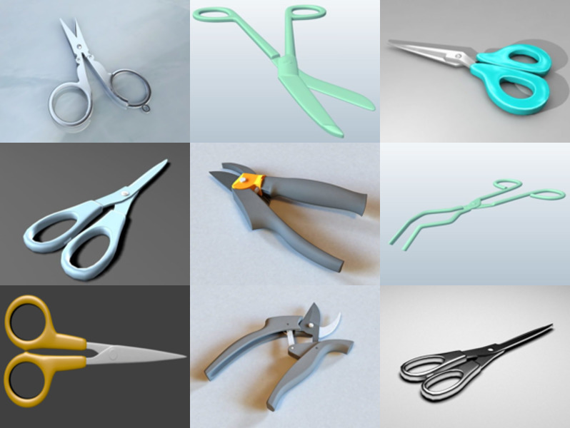 Top 12 Scissors 3D Models Most Recent 2022