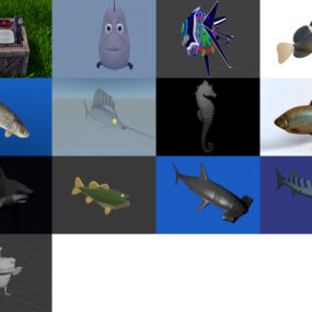 Top 13 Blender Nejnovější 3D modely ryb 2022