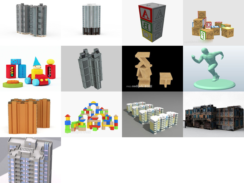 Top 13 Blocks 3D Models for Design Most Recent 2022