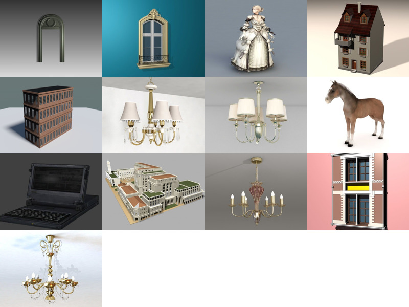 Top 13 Colonial 3D Models for Free Newest 2022