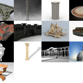 Top 13 Rome 3D-modellen voor weergave Laatste 2022