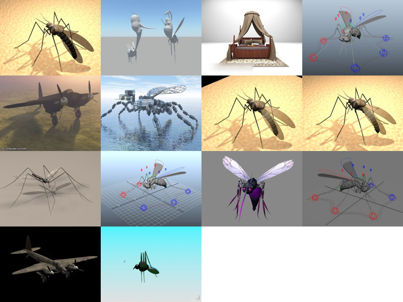 Top 14 Mosquito 3D Models Most Recent 2022