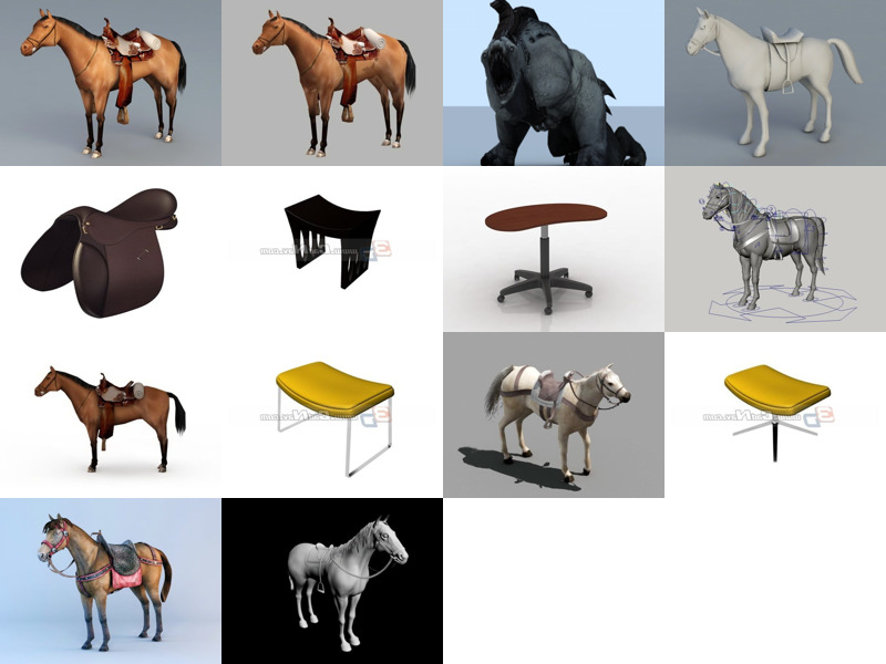 Top 14 Saddle 3D Models Latest 2022