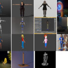 Top 15 Blender Zasoby kobiece modele 3D Najnowsze 2022