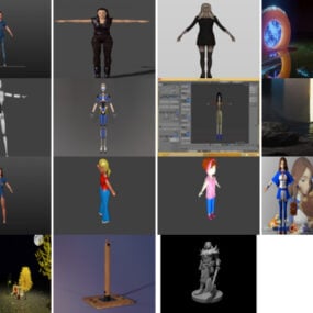 Top 15 Blender Ressources de modèles 3D féminins les plus récents 2022
