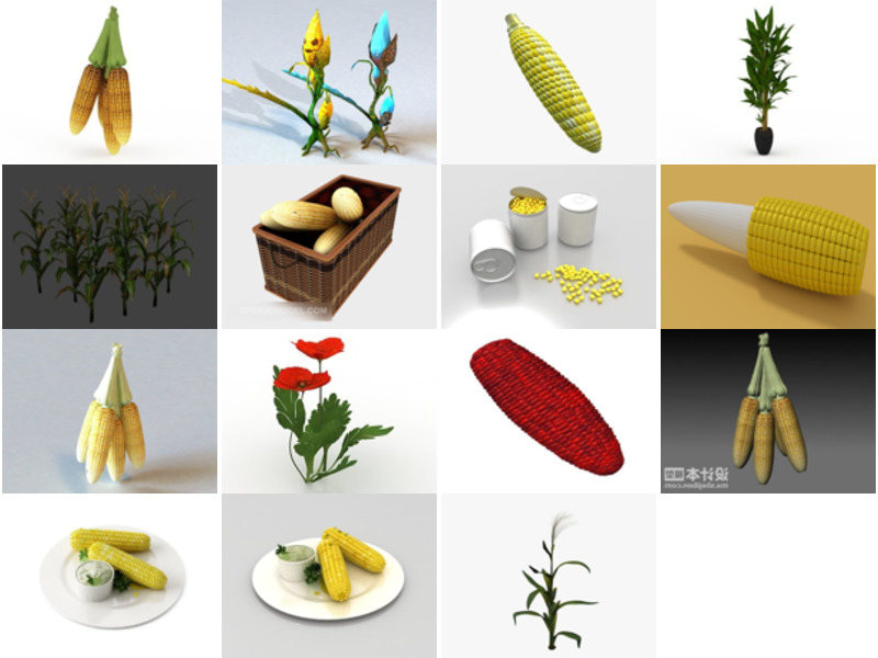 Top 15 Corn 3D Models Resources Newest 2022