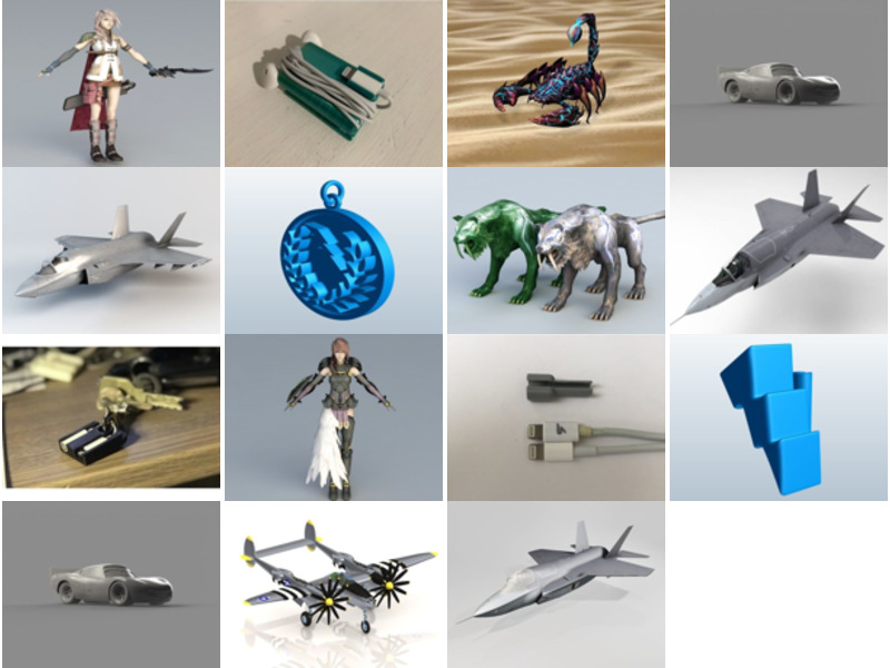 Top 15 Lightning 3D Models for Free Latest 2022
