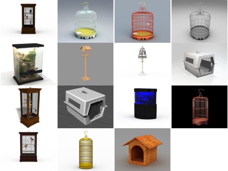 Top 15 Pet Equipment 3D Models for Free Newest 2022