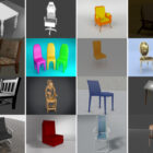 返回顶部 Blender 用于渲染最新 3 的椅子 2022D 模型
