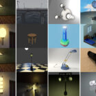 Топ-18 Blender Лампа 3D Модели Ресурсы Новейшие 2022