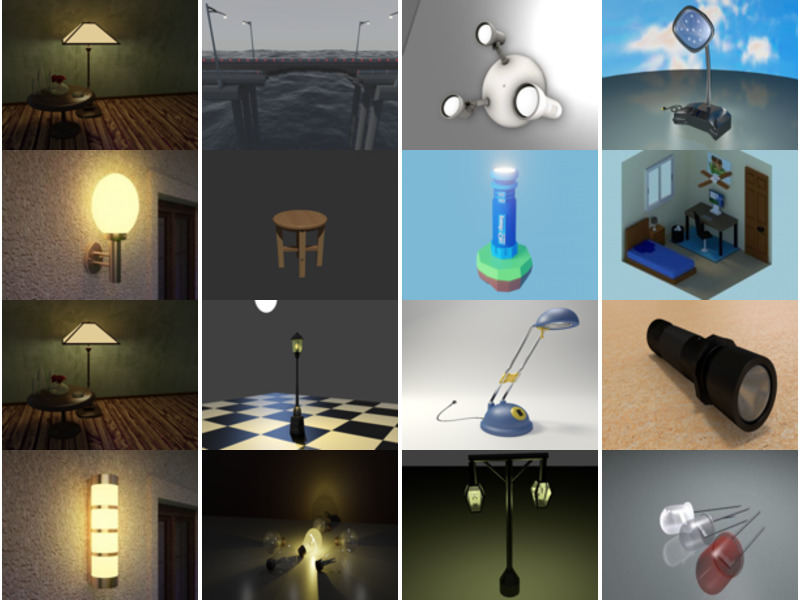 Top 18 Blender Lampa 3D-modeller Resurser Senaste 2022