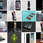 Top 18 Blender Modele telefonów 3D Najnowsze 2022