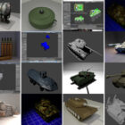 สูงสุด 18 Blender แหล่งข้อมูลโมเดล Tank 3D ใหม่ล่าสุด 2022