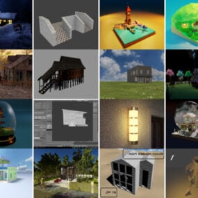 Top 20 Blender Model Rumah 3D Terbaru 2022