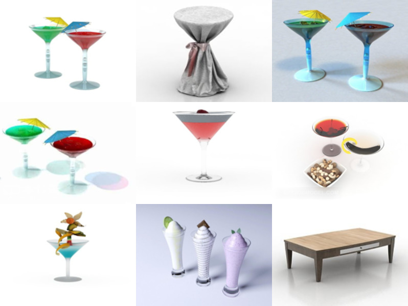 9 лучших коктейльных 3D-моделей, новинки 2022 года