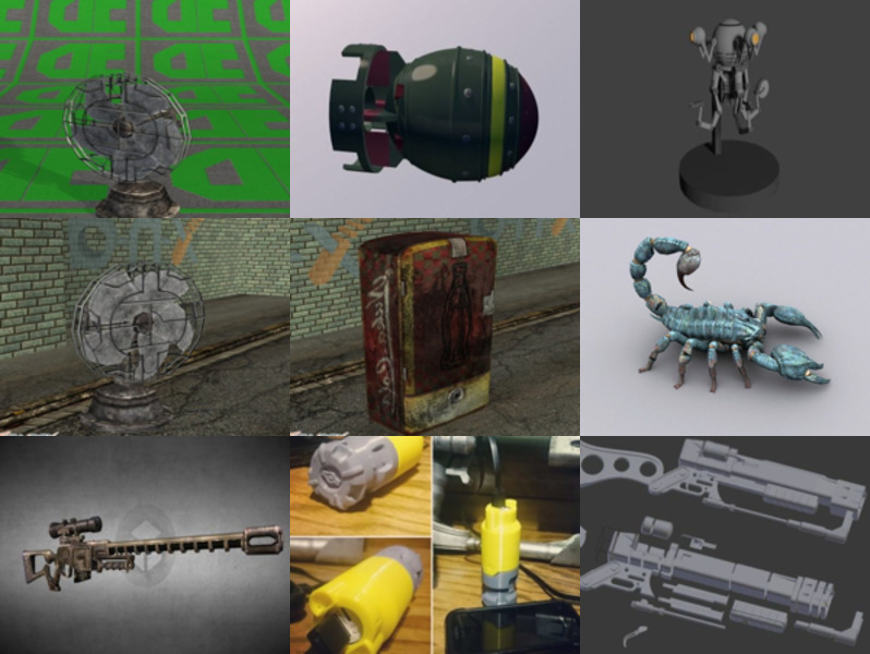 Top 9 Fallout 3D-modeller Ressourcer Seneste 2022