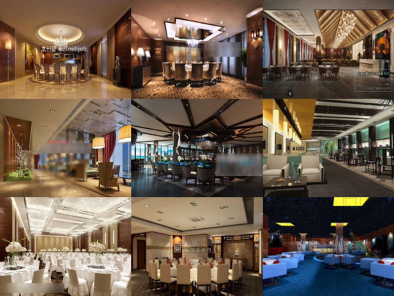 Top 9 Hotel Restaurant 3D Models for Design Newest 2022