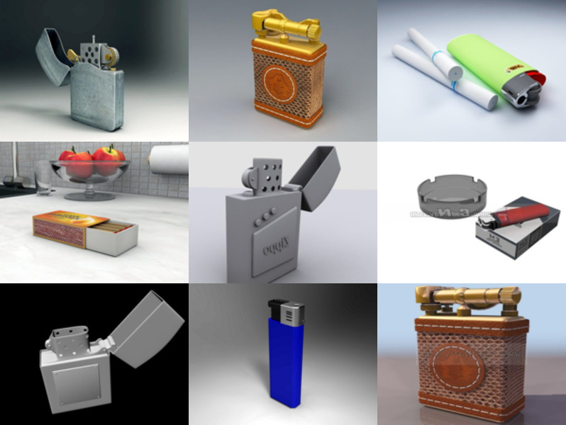 Top 9 Lighter 3D Models Most Recent 2022