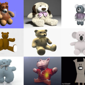 Top 9 Teddy 3D-modellen voor het renderen van de nieuwste 2022