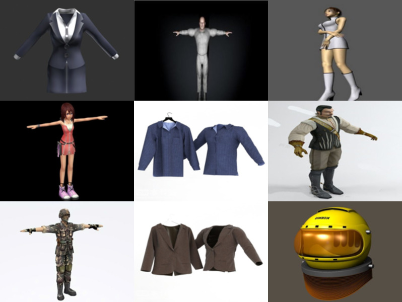 Top 9 Uniform 3D Models Newest 2022