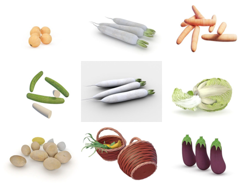 9 nejnovějších 3D modelů zeleniny za rok 2022
