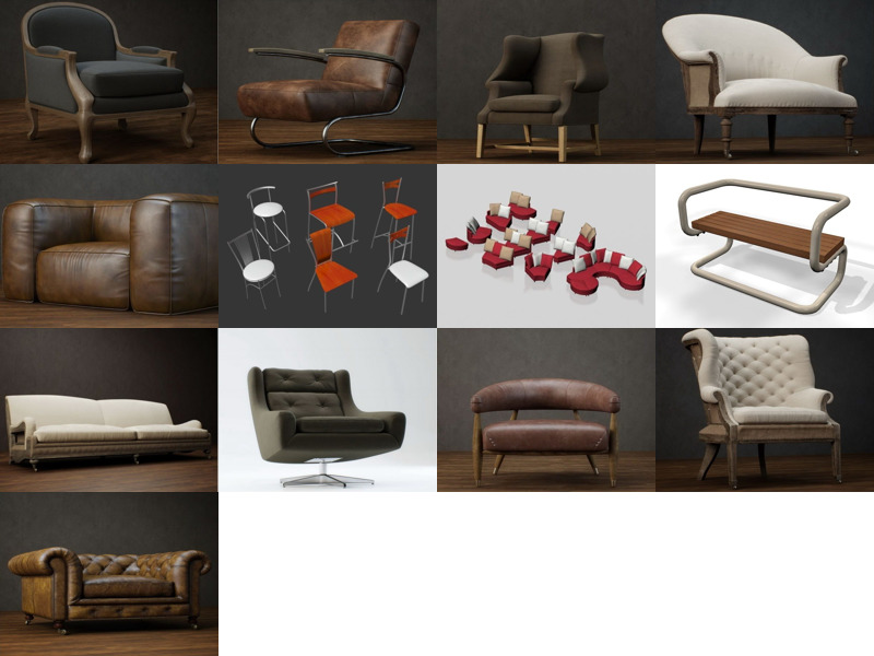Top 13 Free 3D Sitting Furniture Models Stuff Latest 2022