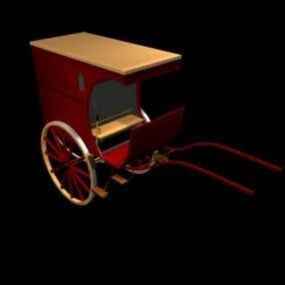 1800er Lieferwagen 3D-Modell