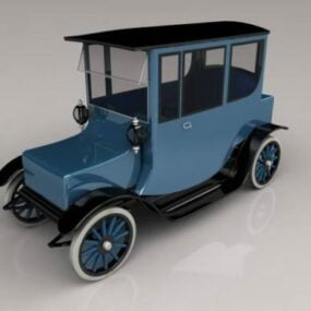 Vintage Electric Car 1912 3d model