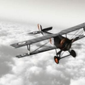 1914 Flugzeug 3D-Modell