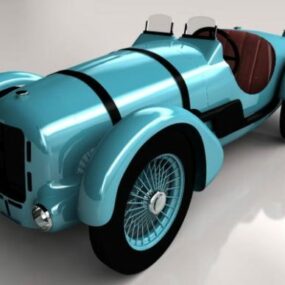 מכונית וינטג' Talbot Lago 1936 דגם תלת מימד